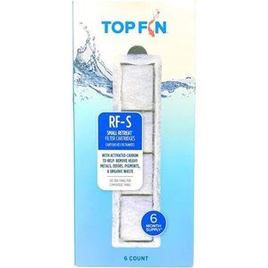 Top Fin Retreat RF-S Filter Cartridges (Small) Refill (6 Count)